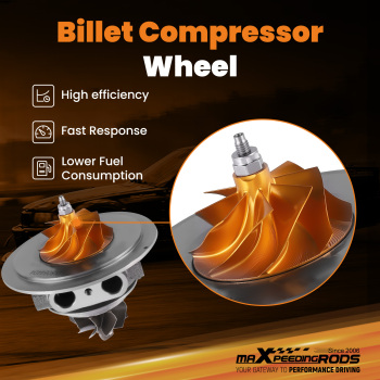 Billet Turbo Cartridge compatible for Ford Mustang 2.3L compatible for Ecoboost 2015-2021 Turbocharger