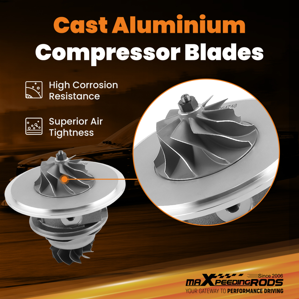 Turbo Turbocharger Chra compatible for GMC Chevy 6.6L compatible for Duramax LB7 2001 2002 2003 04 Diesel