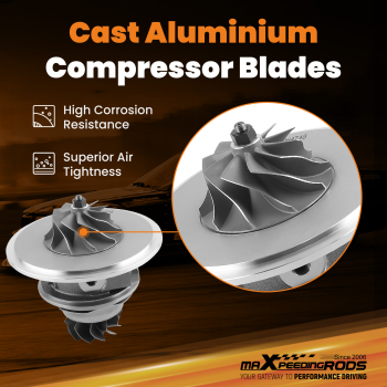 Turbo Turbocharger Chra compatible for GMC Chevy 6.6L compatible for Duramax LB7 2001 2002 2003 04 Diesel