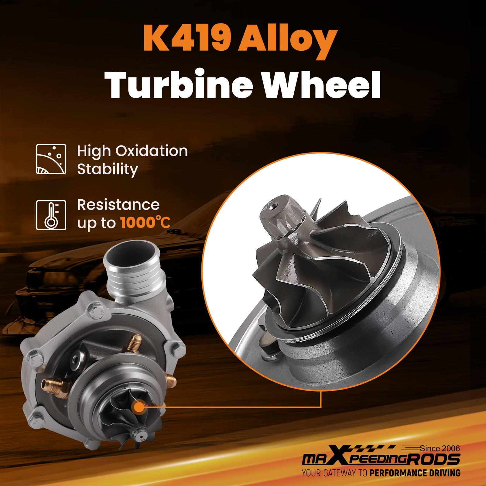 660HP Turbo Cartridge Chra +Cover Housing for 1.4-3.0L Dual