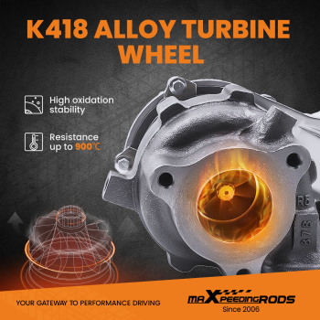 Turbocompresor Turbine KB4T compatible para Mitsubishi L200 Triton 2.5 4D56 123kW VAD20022