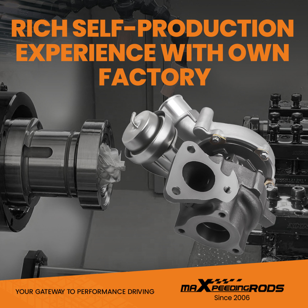 Turbocompresor Turbine KB4T compatible para Mitsubishi L200 Triton 2.5 4D56 123kW VAD20022