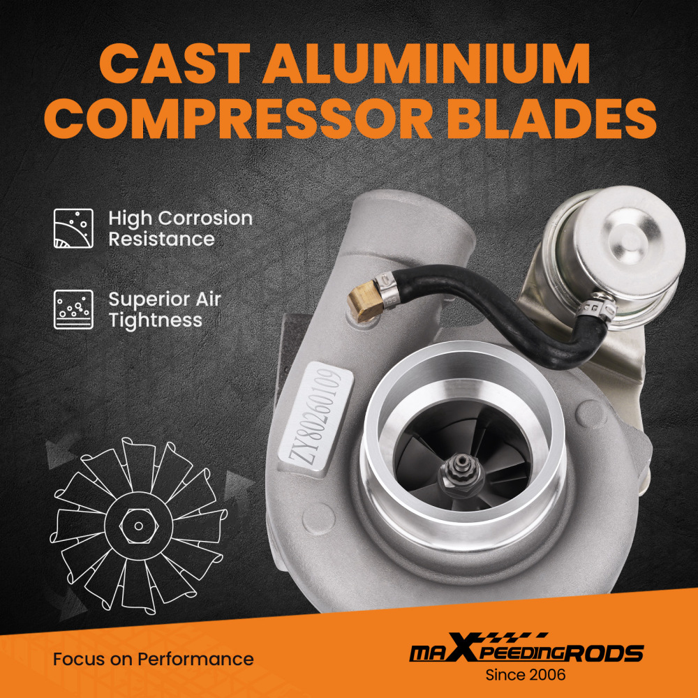 Turbocompresor compatible para Nissan Skyline R34 GTT RB25DET T3 430BHP turbocharger