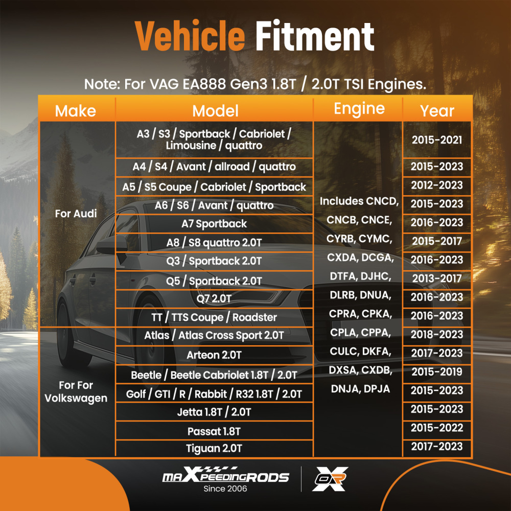 Intake CamshaftControl Valve compatible for Audi A4/S4/Avant/quattro 2015 2016 2017-2023