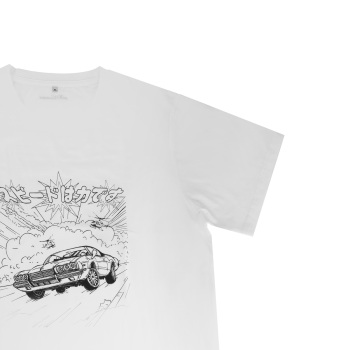 Vintage Cars Palm Trees Graphic T-Shirt for Car Culture Enthusiasts Breathable, Size XL