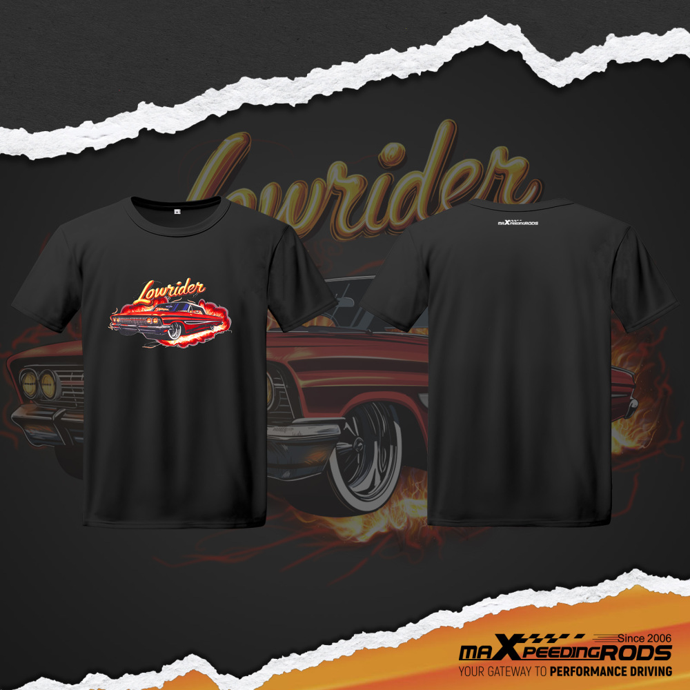 1x Car Culture T-Shirt for Men-Car Enthusiasts Crew Neck Cool Graphic T-Shirt