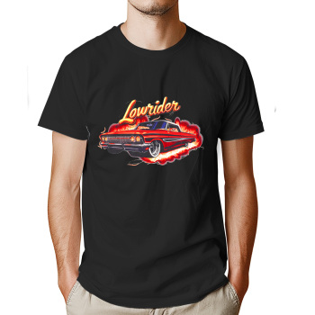 1x Car Culture T-Shirt for Men-Car Enthusiasts Crew Neck Cool Graphic T-Shirt