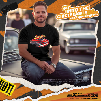 1x Car Culture T-Shirt for Men-Car Enthusiasts Crew Neck Cool Graphic T-Shirt