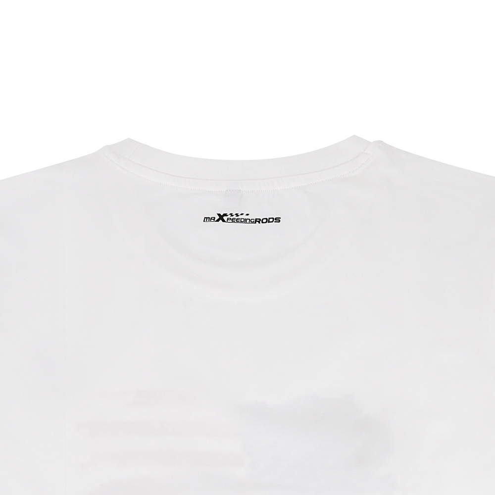 Culture T-Shirt -Compatible for White Men’s Vintage American Flag Classic Car T-Shirt Crew Neck