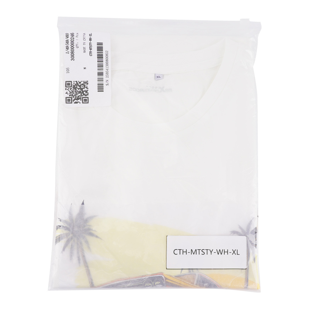 Beach Scene Lowrider Jumping Car Art Men's T-Shirt Breathable Oversized Streetwear Top, Size XL