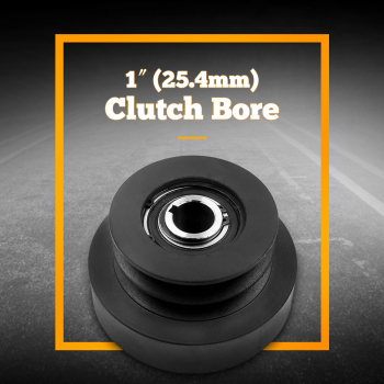 Centrifugal Pulley Clutch 25.4mm Dual Pulley For 8HP-16HP Engine 2000-3600 RPM