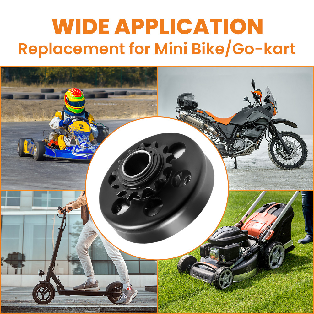 For Go Kart compatible for Mini Bike 1x Centrifugal Clutch 1 inch Bore 25.4mm 14T 40/41/420 Chain 