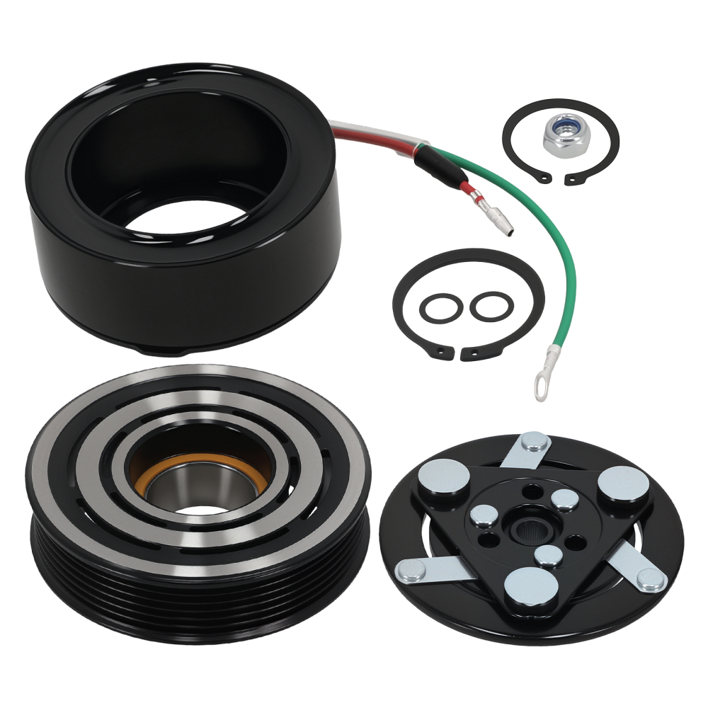 6-GrooveAC Compressor Clutch Kit compatible for HONDA CIVIC 1.7L2001 - 2005 16304985