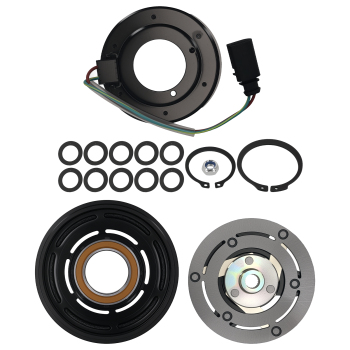 Kit Frizione Compressore compatibile per AC Compatibile per Audi A3 TT compatibile per VW Golf Bora 1J0820803K 6 Scanalature