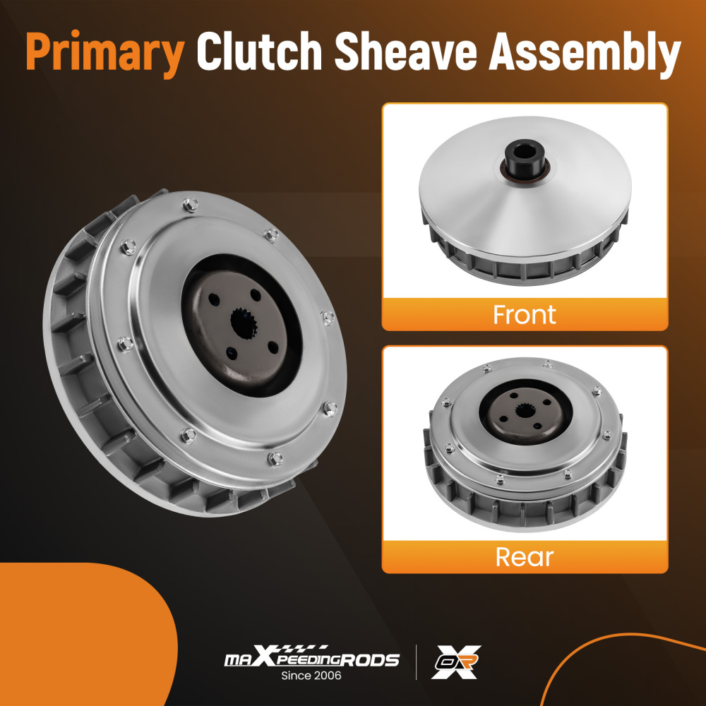 Compatible for Yamaha Grizzly Rhino 660 5KM-16611-10-00 Full Wet Clutch Drum Housing kit 