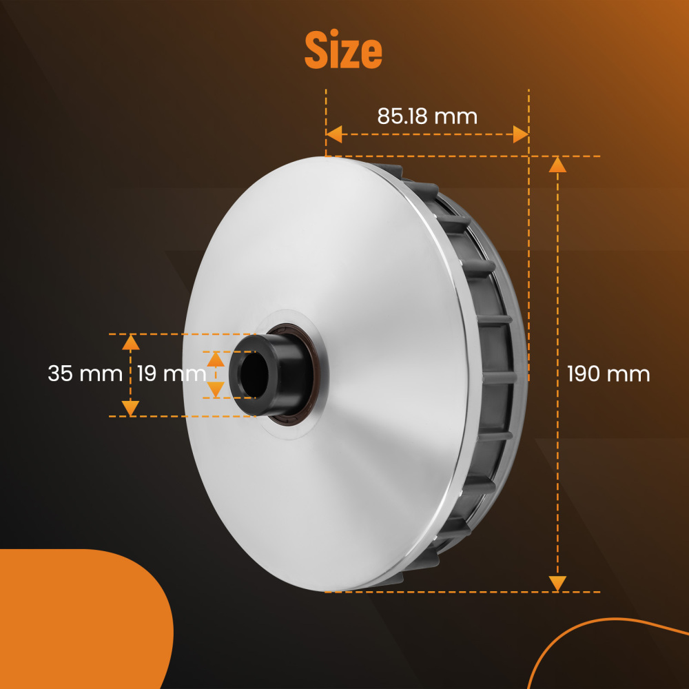 Compatible for Yamaha Grizzly 660 4x4 2002 - 2008 Primary Clutch Sheave Assembly