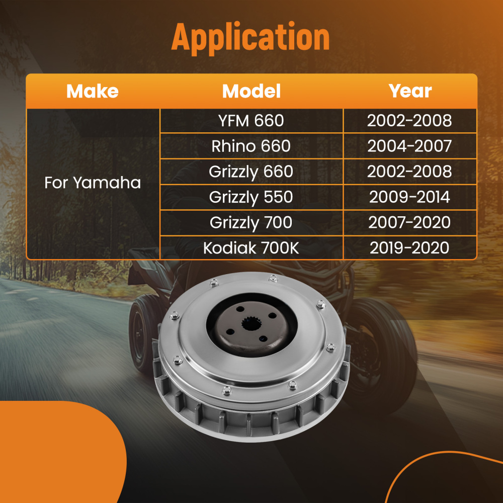 Compatible for Yamaha Grizzly 660 4x4 2002 - 2008 Primary Clutch Sheave Assembly