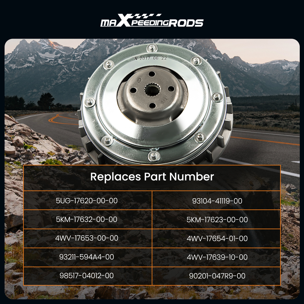 Compatible for Yamaha Grizzly 660 4x4 2002 - 2008 Primary Clutch Sheave Assembly