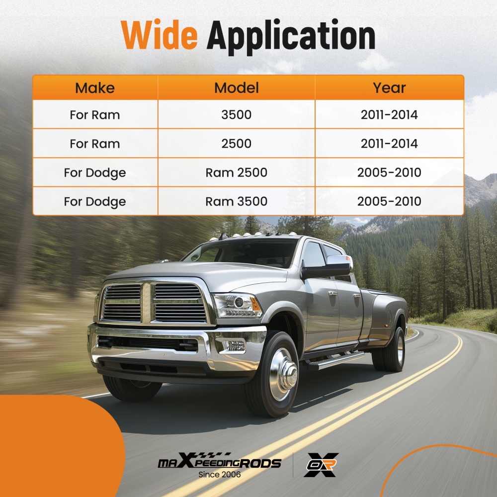 Clutch Master and Slave Cylinder Assembly compatible for Dodge Ram 2500 3500 2005-2014