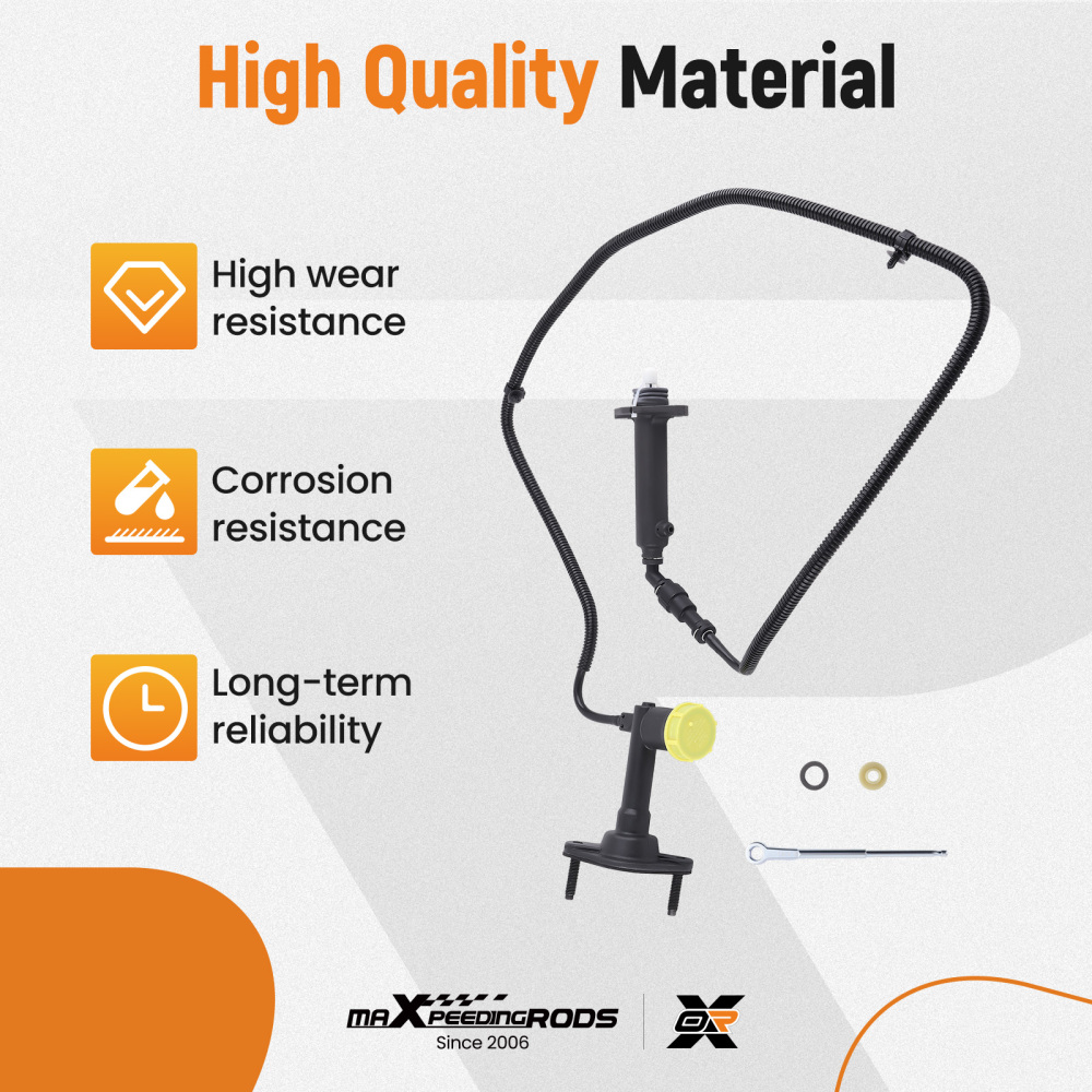 Clutch Master and Slave Cylinder Assembly compatible for Dodge Ram 2500 3500 2005-2014