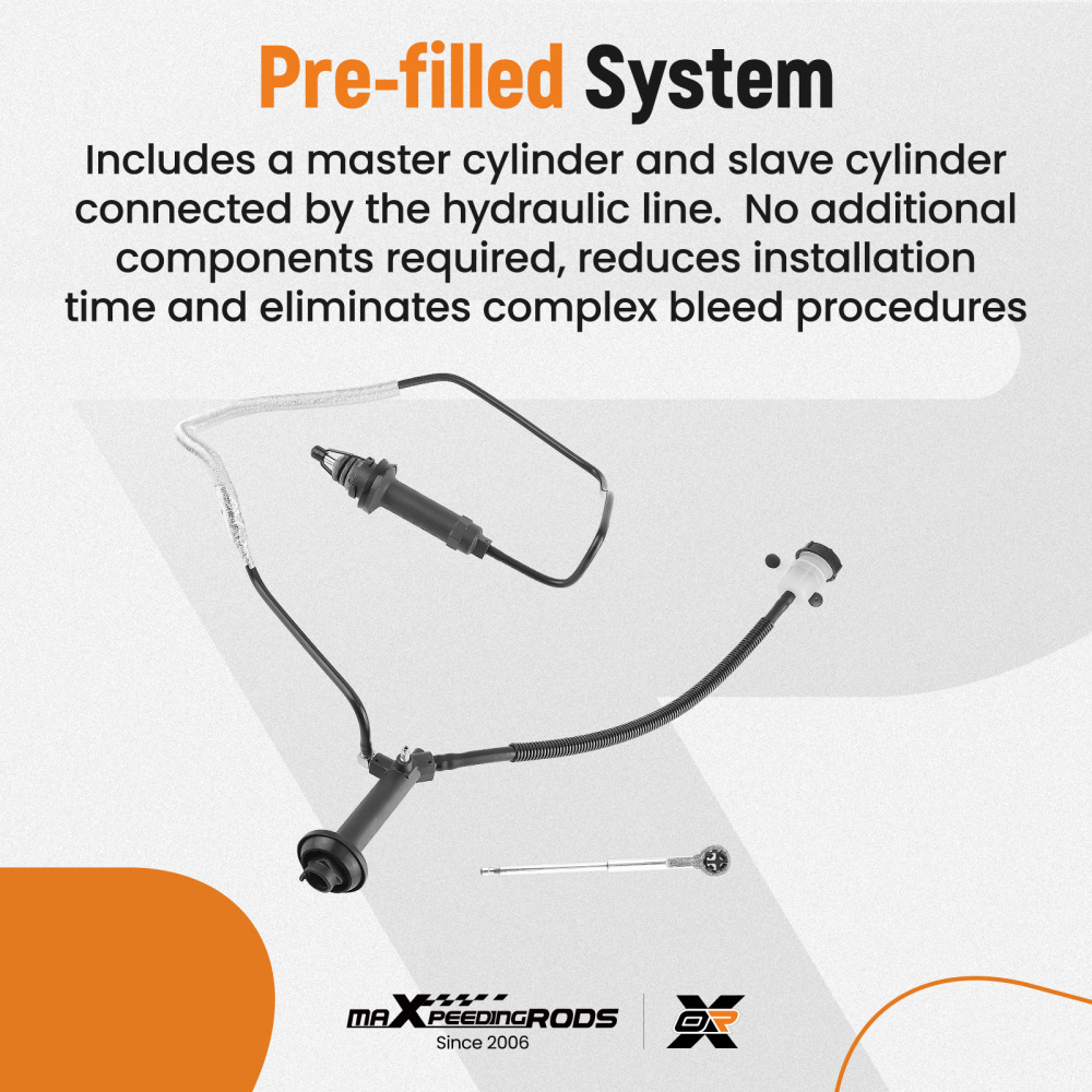 Clutch MasterSlave Cylinder Assembly compatible for Ford F250 F350 F450 Super Duty 99-04