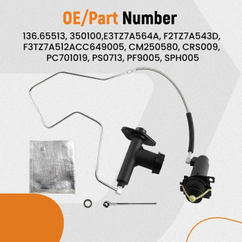 Clutch Line Slave Master Kit compatible for Ford F-250 F-350 1993-1997 CC649005