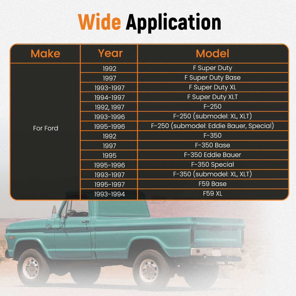 Clutch Line Slave Master Kit compatible for Ford F-250 F-350 1993-1997 CC649005