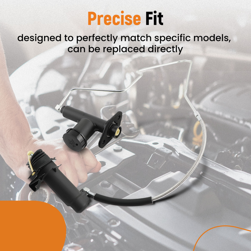 Clutch Line Slave Master Kit compatible for Ford F-250 F-350 1993-1997 CC649005