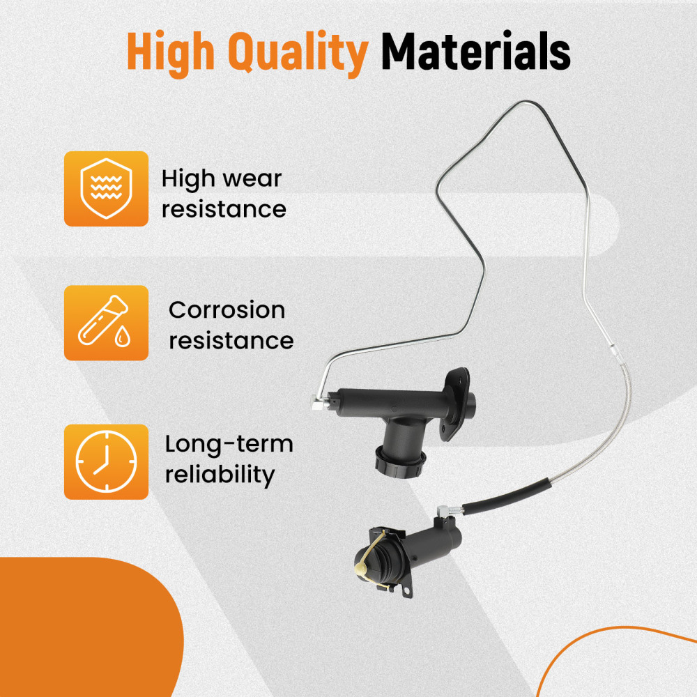 Clutch Line Slave Master Kit compatible for Ford F-250 F-350 1993-1997 CC649005