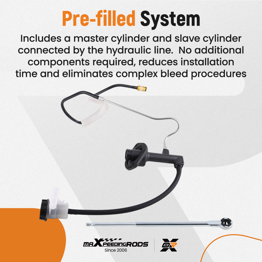 Clutch Master CylinderLine Assembly compatible for Ford Explorer compatible for Ranger 3.0L 4.0L 93-95