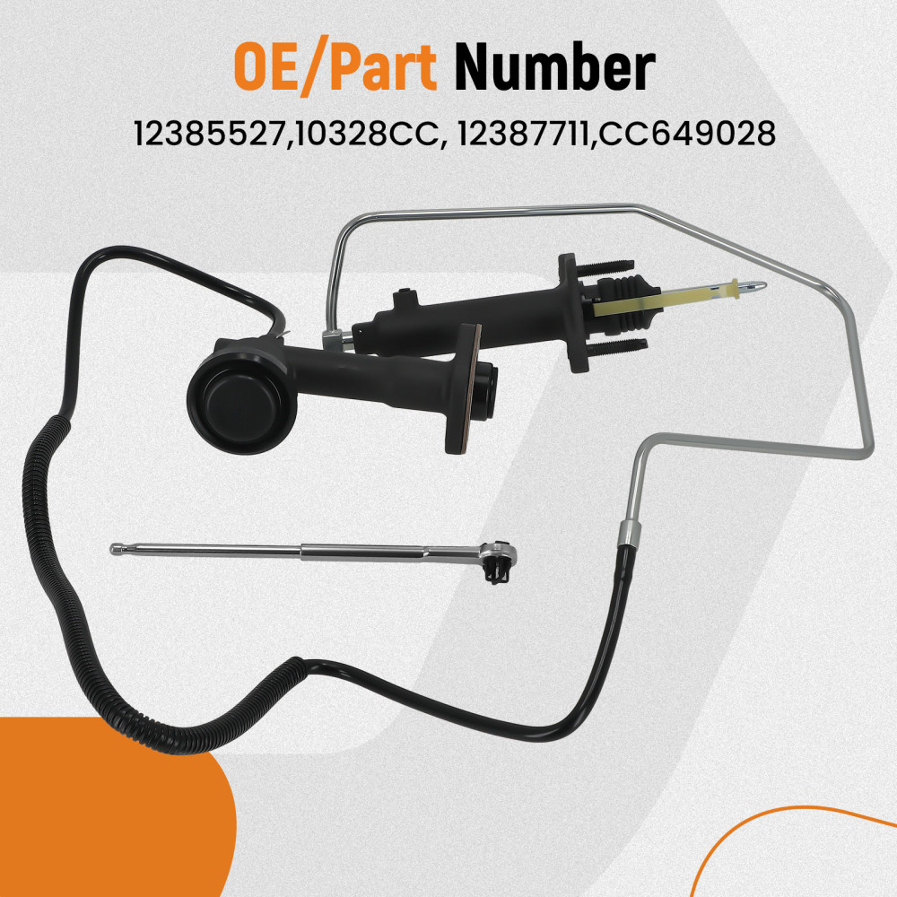 Clutch Line Slave Master Kit compatible for Chevrolet/GMC C1500 C2500 C3500 12385527 92-95