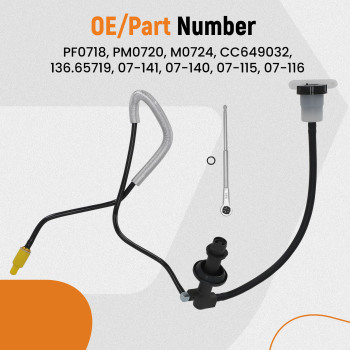 Clutch Master and Slave Cylinder Assembly ForFord compatible for Ranger 2.3 2.5 3.0L 1995-11