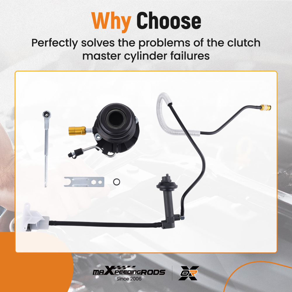 Clutch Master and Slave Cylinder Assembly compatible for Ford Explorer compatible for Ranger 2001-2011