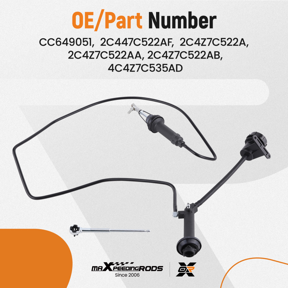 Clutch Master and Slave Master Cylinder Assembly compatible for Ford F-650 F-750 2002-2015