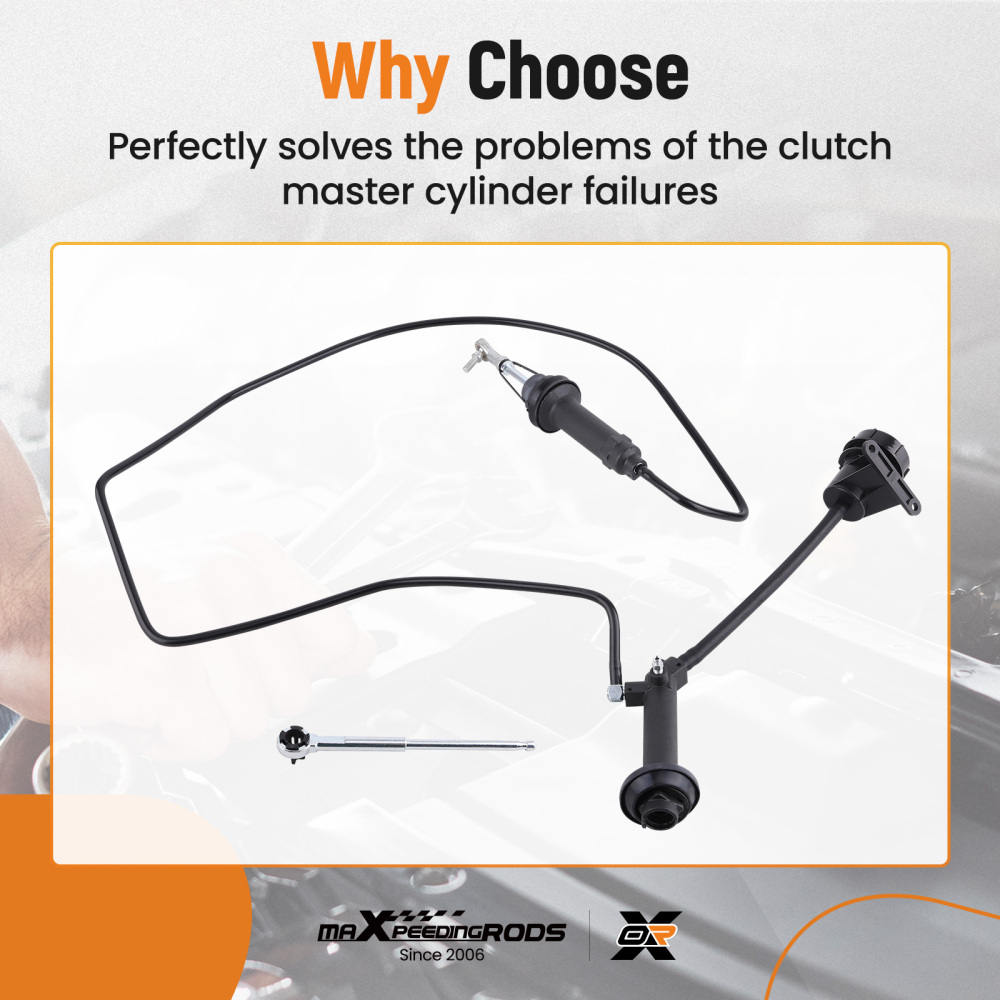 Clutch Master and Slave Master Cylinder Assembly compatible for Ford F-650 F-750 2002-2015