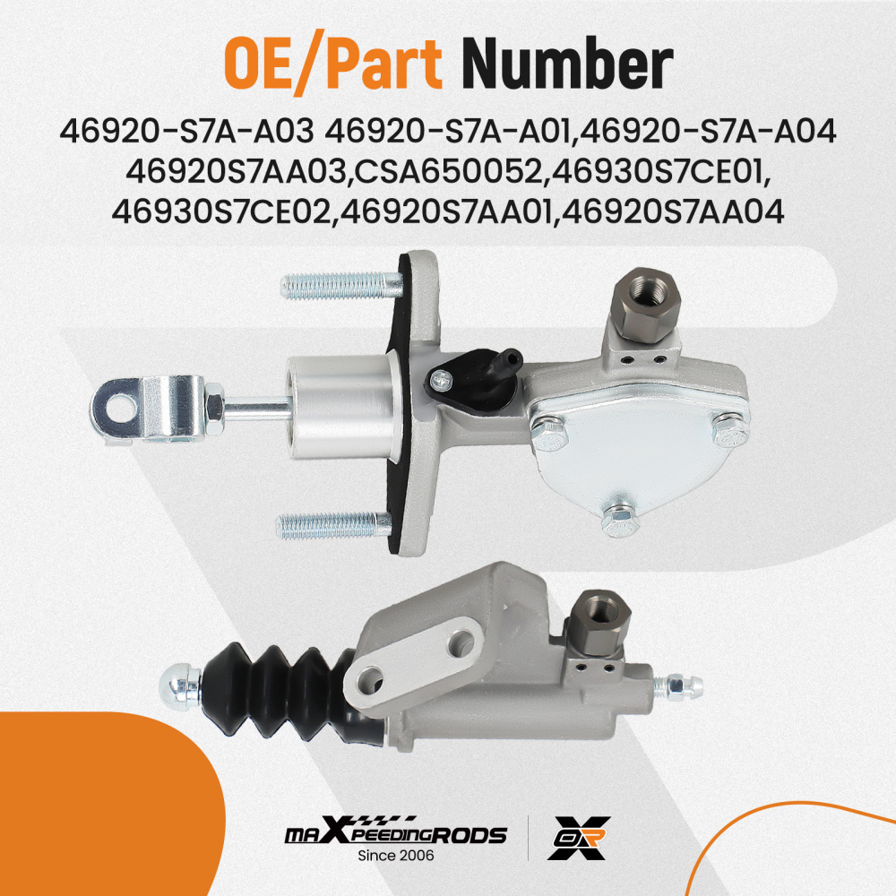 Clutch Master Slave Cylinder compatible for Honda Civic Accord CRV Element compatible for Acura RSX TSX