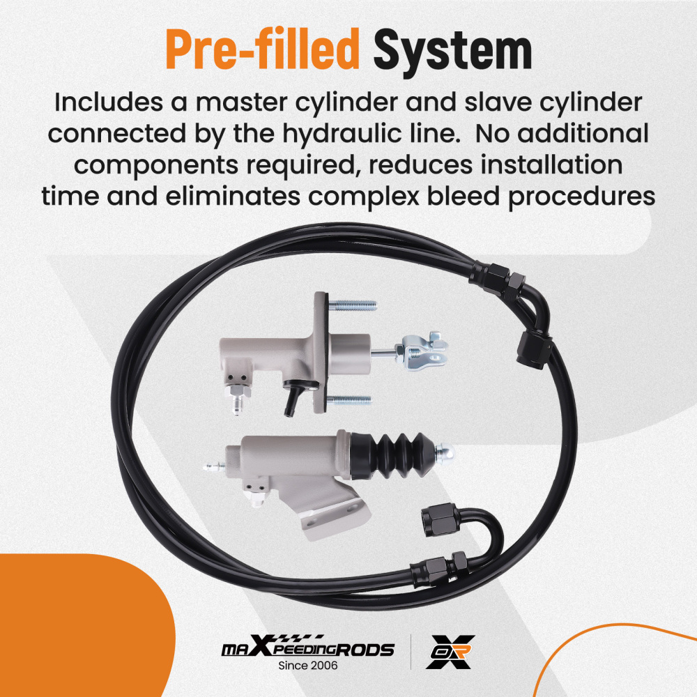 Clutch Master CylinderSlave Kit compatible for Honda Civic compatible for Acura TSX 02-15 KTD-CLK-KMS