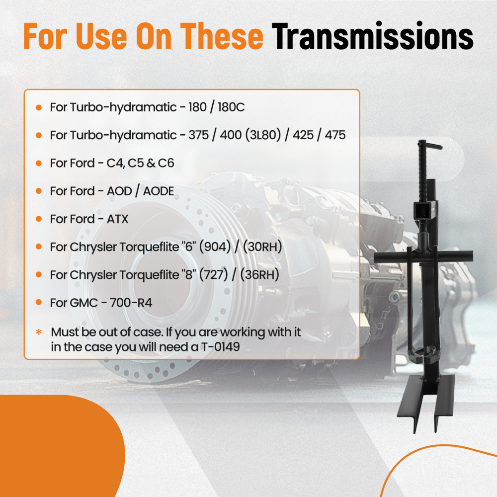 Transmission Clutch Drum Spring Compressor T-0158-HD compatible for Chrysler Torqueflite