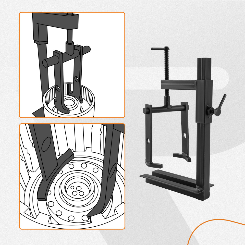 Transmission Clutch Drum Spring Compressor T-0158-HD compatible for Chrysler Torqueflite