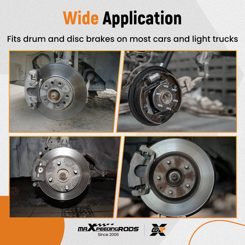 15pc Brake Drum Disc Brake Installing Removing Cleaning Brush ToolUniversal