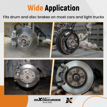 15pc Brake Drum Disc Brake Installing Removing Cleaning Brush ToolUniversal