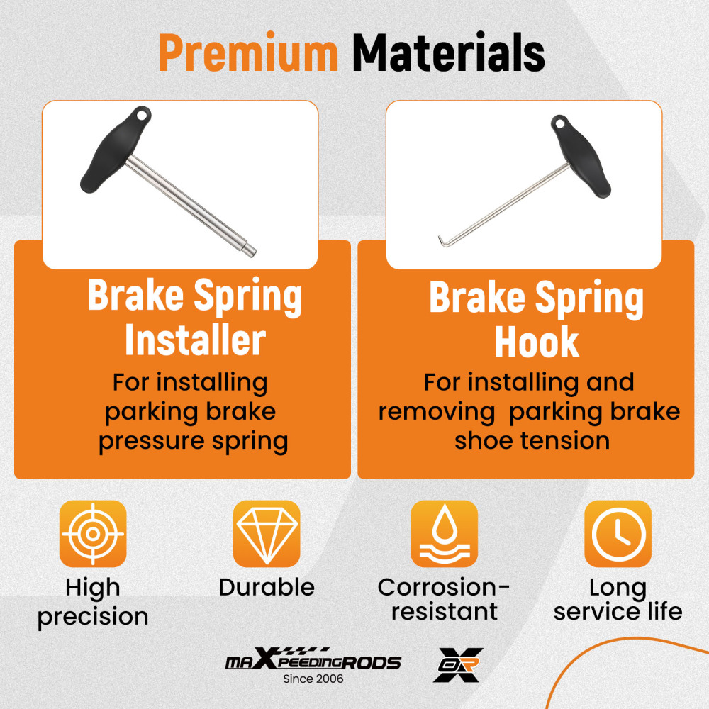 15pc Brake Drum Disc Brake Installing Removing Cleaning Brush ToolUniversal