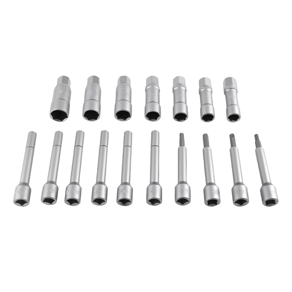 18pcs Shock Absorber Strut Nut Tool Suspension Strut Nut Removal Tool 1/2''