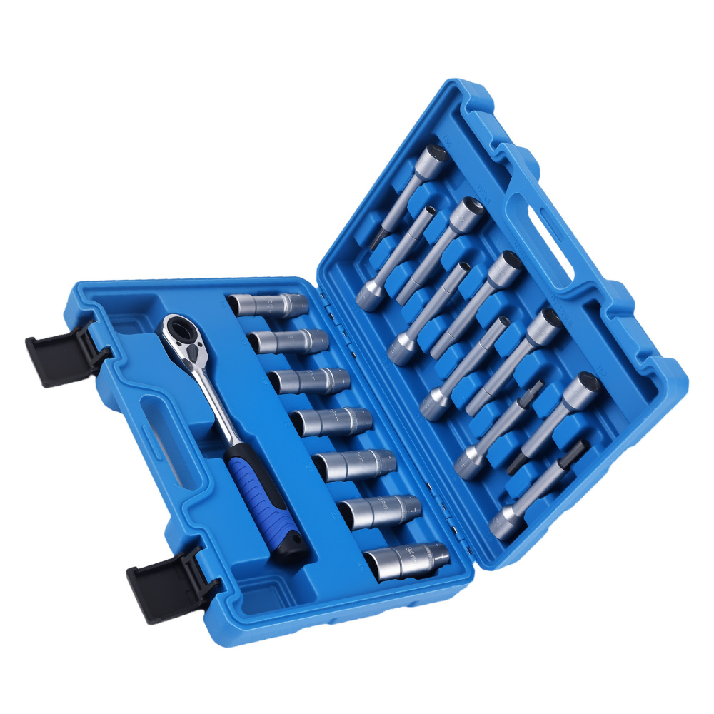 18pcs Shock Absorber Strut Nut Tool Suspension Strut Nut Removal Tool 1/2''