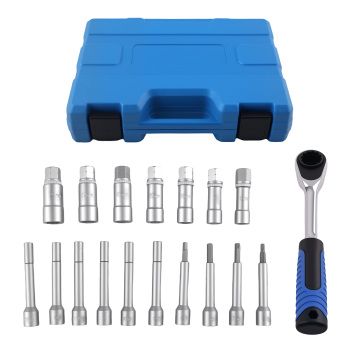 18pcs Shock Absorber Strut Nut Tool Suspension Strut Nut Removal Tool 1/2''