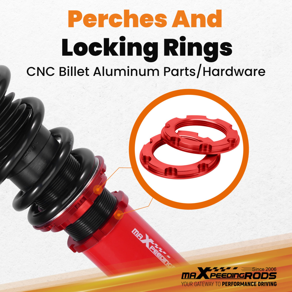 Rear Coilovers compatible for Nissan 350Z Z33 Skyline Coupe 2003-2008 compatible for Infiniti G35