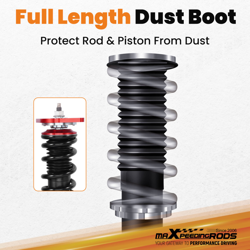 Rear Coilovers compatible for Nissan 350Z Z33 Skyline Coupe 2003-2008 compatible for Infiniti G35