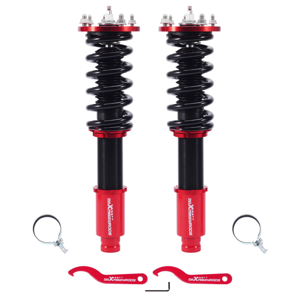 24 Way Adjustable Coilovers 2x Front Suspension Kit compatible for Honda Accord 2008-2012