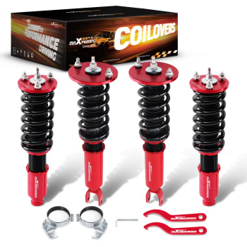 Racing Coilovers compatible for Honda Accord 90-97 compatible for Acura 97-99 CB CD 24 Ways Damper Shocks Lowering Kit