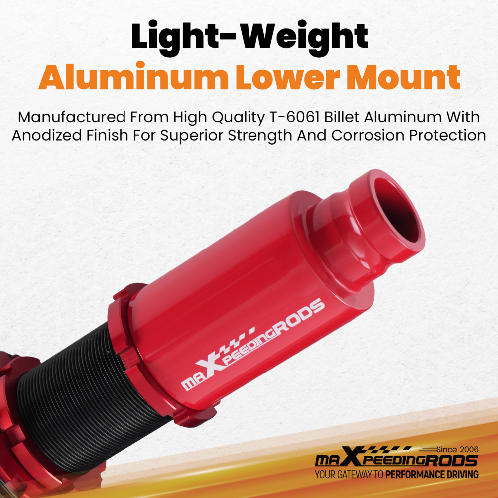 Racing Coilovers compatible for Honda Accord 90-97 compatible for Acura 97-99 CB CD 24 Ways Damper Shocks Lowering Kit